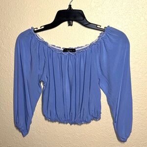 Zaful Off-Shoulder Ruffle Top